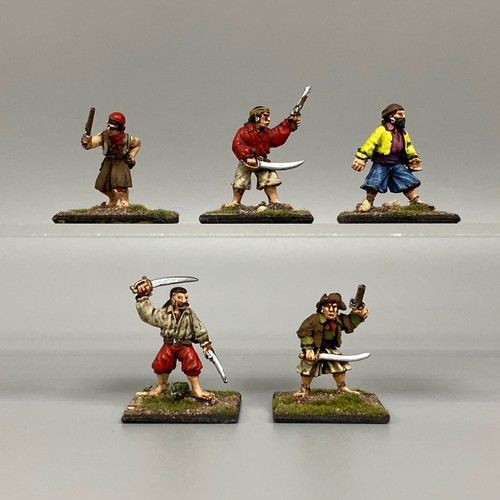 Painted 28mm foundry pirates - painted,