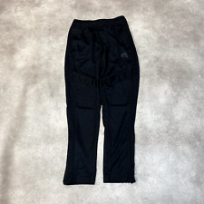 Adidas Clima Cool Track Pants Kids Medium Drawstring Joggers, Black