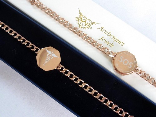 Rose gold stainless - gold/stainless, sos