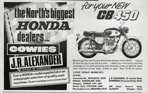1966 honda 450 - honda, black