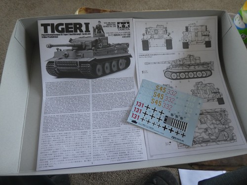 Tamiya german tiger - 1, tank