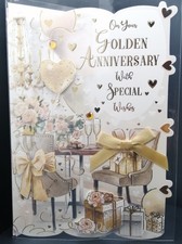 Golden Wedding Anniversary Card