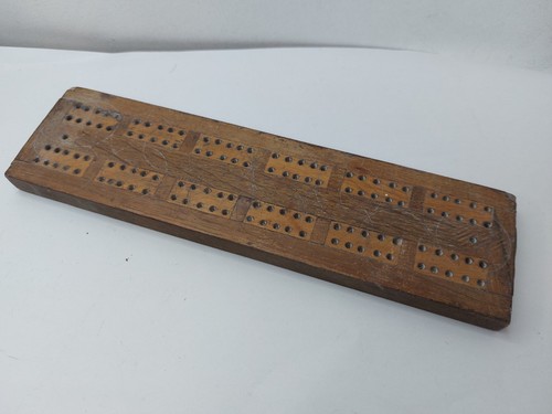 Vintage wooden cribbage - wooden, board