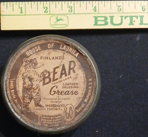 Bear leather dressing grease - bear,