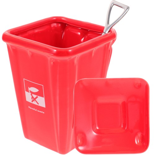 Trash bin shaped - shaped, cup