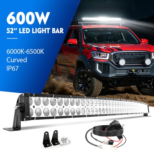 600w curved led light - 52",