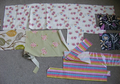 Scrap remnants oilcloth - oilcloth, fabric