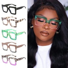 Oversized Ladies Optical Glasses Frame Square Female Eyeglasses  for Women