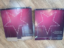 x2 Micro LED Christmas Stars Lights Outdoor/indoor  Christmas Decorations