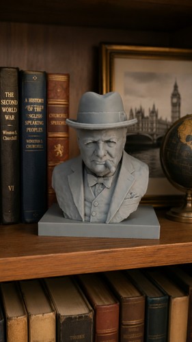 Winston churchill bust - winston,