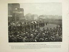 1896 VICTORIAN LONDON PRINT +