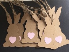 Large white kraft heart - large, /