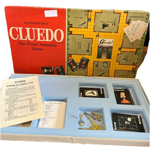 Vintage 1970 cluedo board - cluedo,