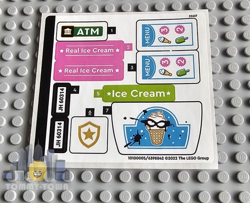 Lego city police sticker - city,