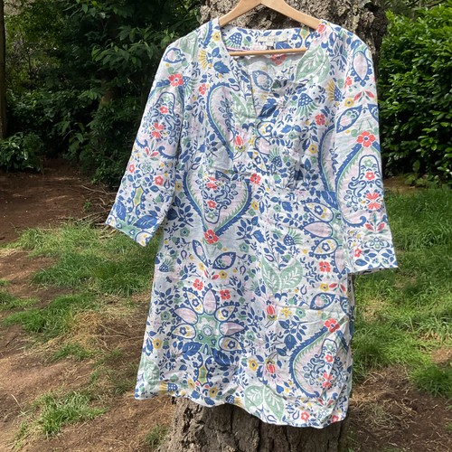Boden 100 floral linen - linen, tunic
