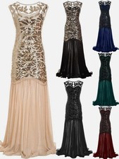 Sequins Women Vintage Evening