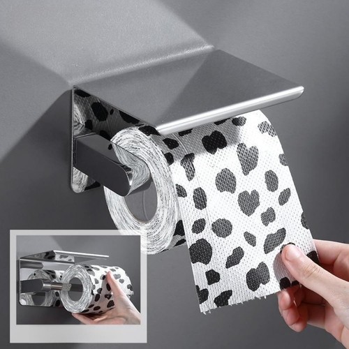 Drill toilet paper holder - paper,