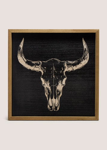 Cow skull wall art rustic - skull,