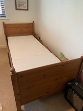 IKEA  Leksvik Oak toddler/kids/single extendable bed With Mattress