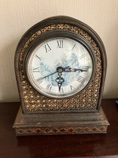 Wooden Mantel Clock Quartz Movement