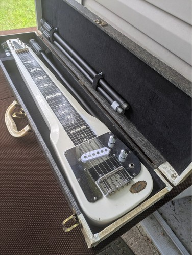 Supro lap steel with case - lap, and