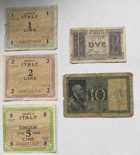 Italy wwii note - ,