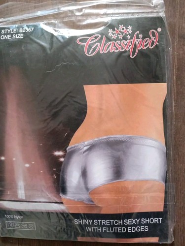Silver shiny stretch sexy - stretch,