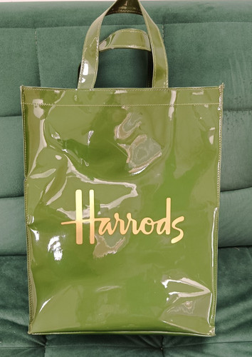 Vintage harrods green pvc - harrods,
