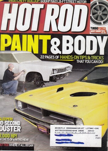 Hot rod magazine may 2008 - magazine,