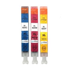 3 Colour Ink Cartridges C/M/Y