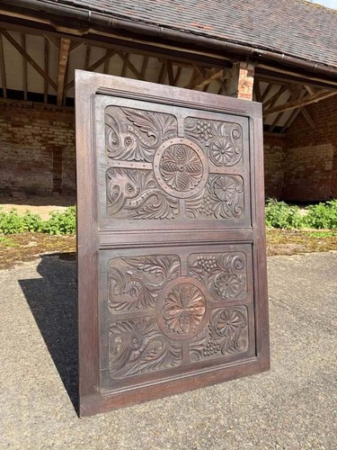 Antique english carved oak - antique,