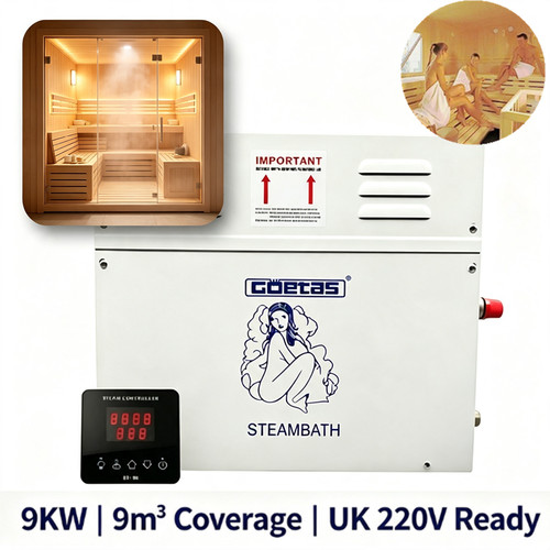 9kw steam generator 220v - 220v, uk