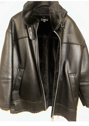 Next men black leather - men’s,