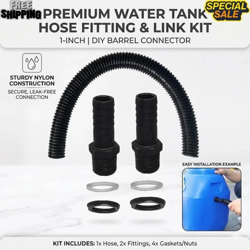 Water butt connector - butt, link