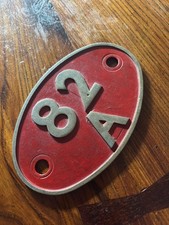 Genuine  Railway shed plate