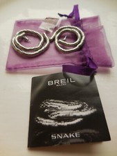 BREIL MILANO SNAKE EARRINGS FOR PIERCED EARS