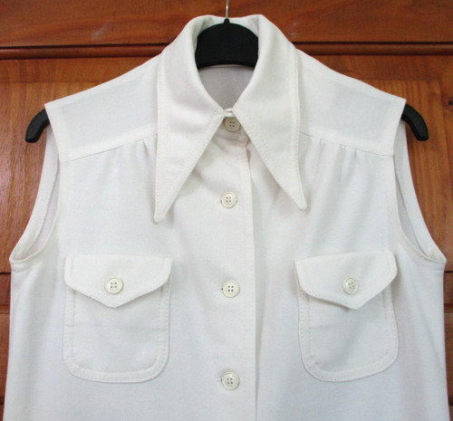 Vintage mod 60s white dress - vintage,