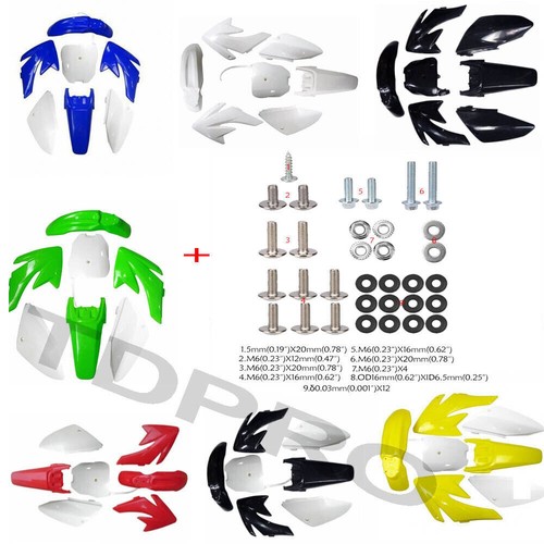 Plastics fender kit bolts - kit,