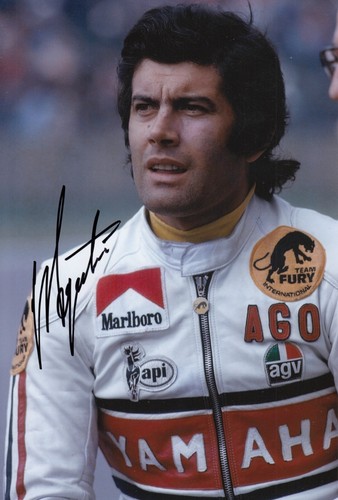 Giacomo agostini hand signed - hand,