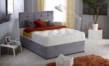 Firm spring & foam divan bed