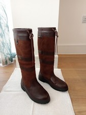Dubarry Galway Boots Walnut Size UK 6 Long Brown Soft Leather worn twice