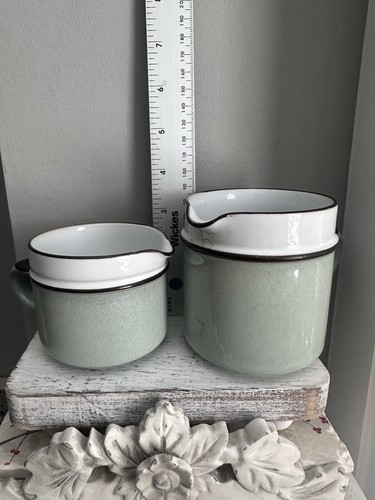 Denby cream milk jugs - 2x,
