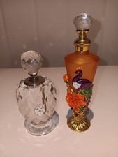 TWO ORNAMENTAL SCENT/PERFUME BOTTLES