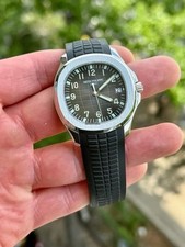 Black Silicone Strap for Patek