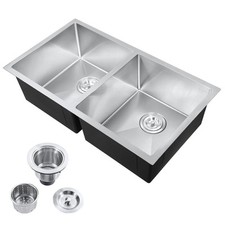 32" Nano Double Bowl