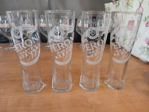 Peroni pint glasses - peroni,