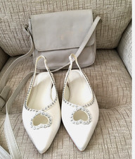 Womens /Girls Satin Ivory