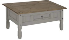 Corona Grey Wax Coffee Table