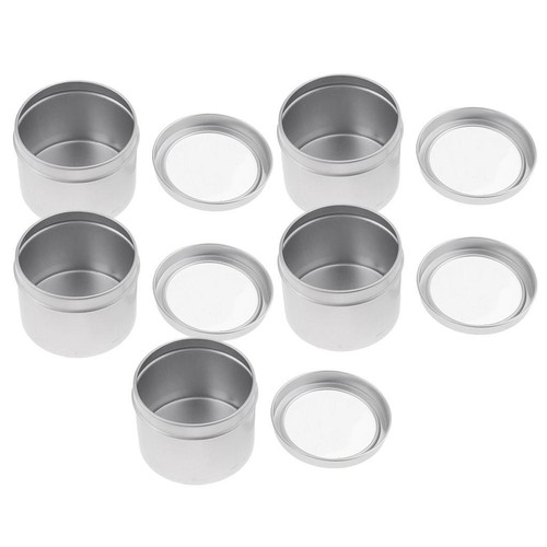 Pack aluminum tins - 5-pack,