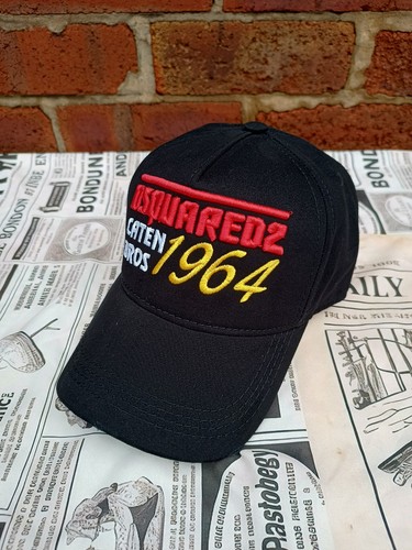 Dsquared2 black baseball cap - dsquared2,